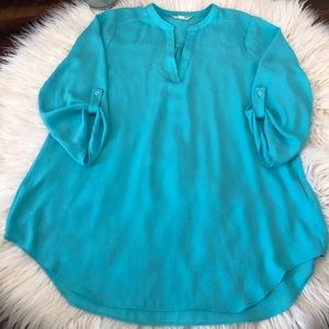 Tiffany’s blue/ teal blouse